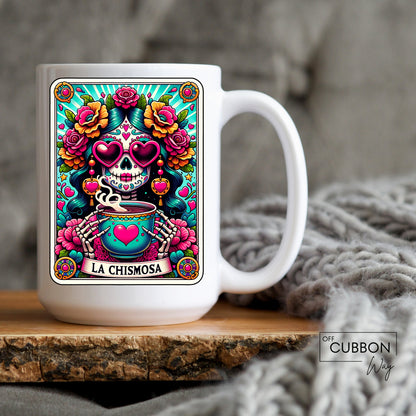 La Chismosa Tarot Card Mug