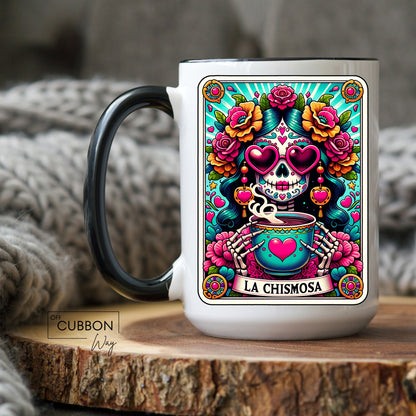 La Chismosa Tarot Card Mug