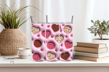 Concha Hearts Tumbler