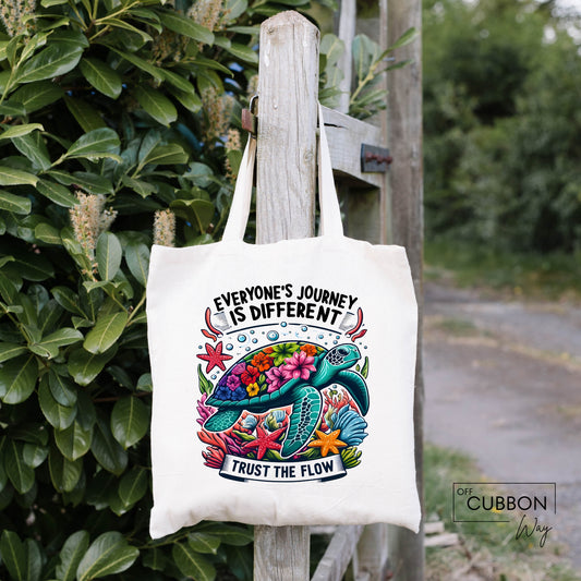 Everyone's Journey Is Different Tote Bag