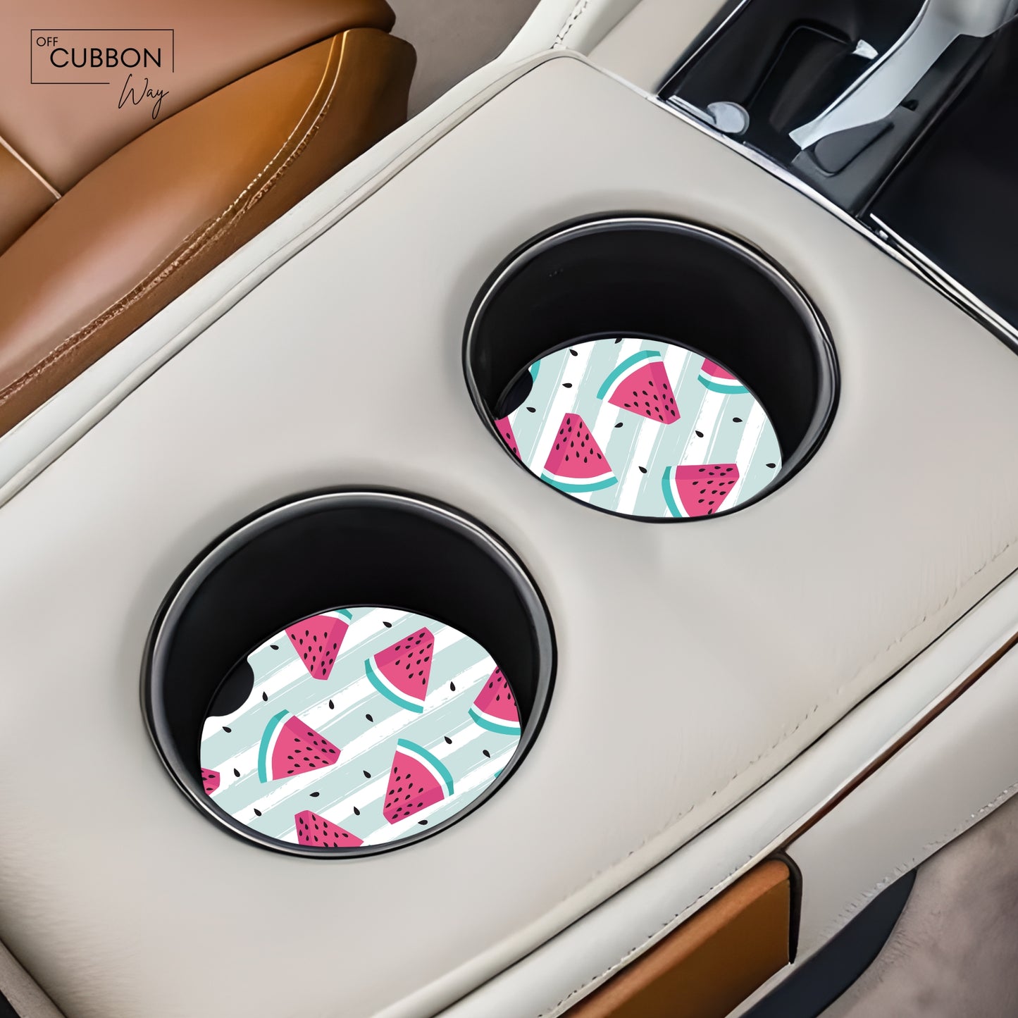 Watermelon Slices Car Coasters