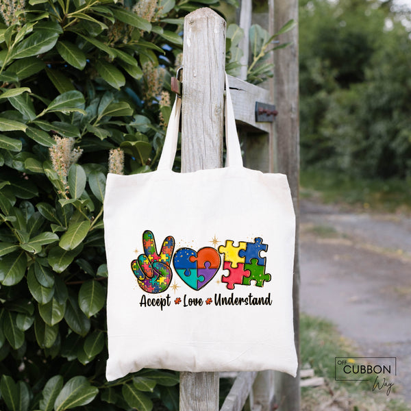 Accept Love Understand Tote Bag