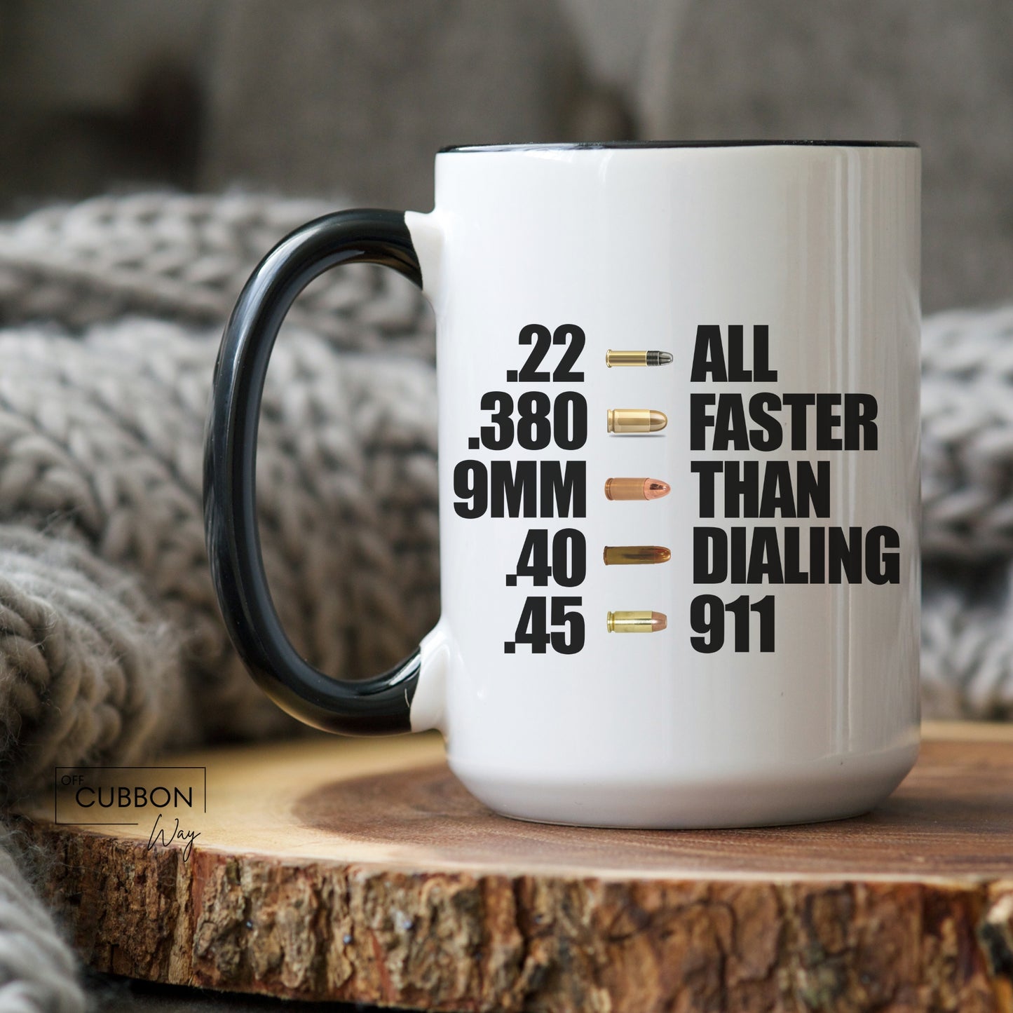 All Faster Than Dialing 911 Mug