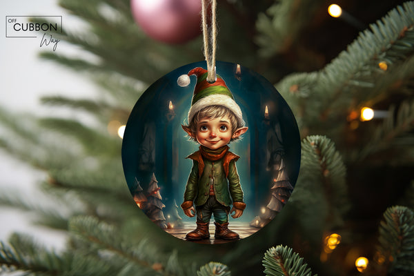 Boy Elf Ornament