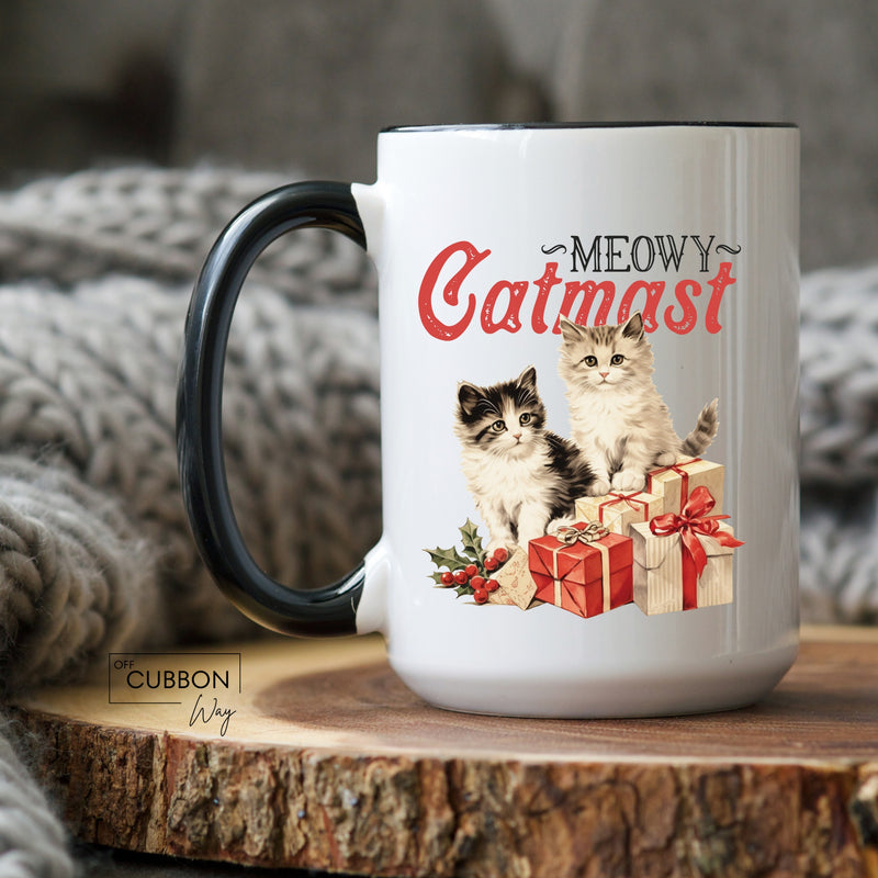 Meowy Catmas Mug