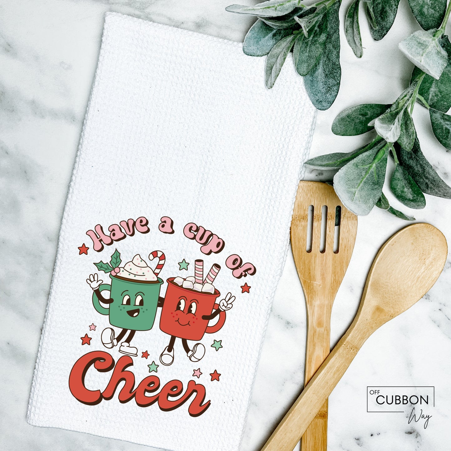 Cup of Cheer Kitchen Tea Towel