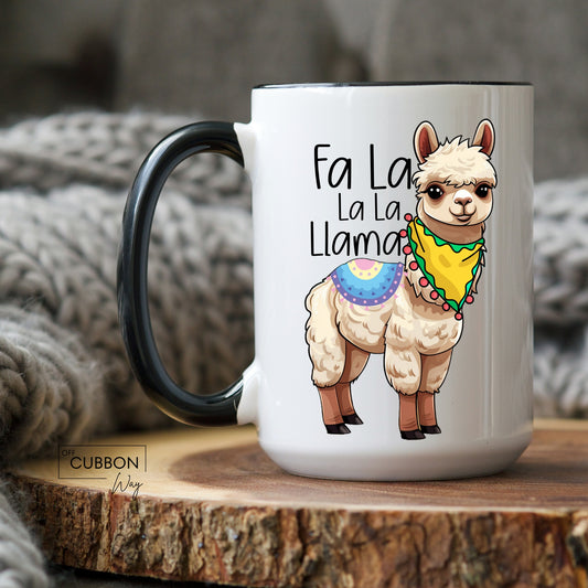 Fa La La La Llama Mug