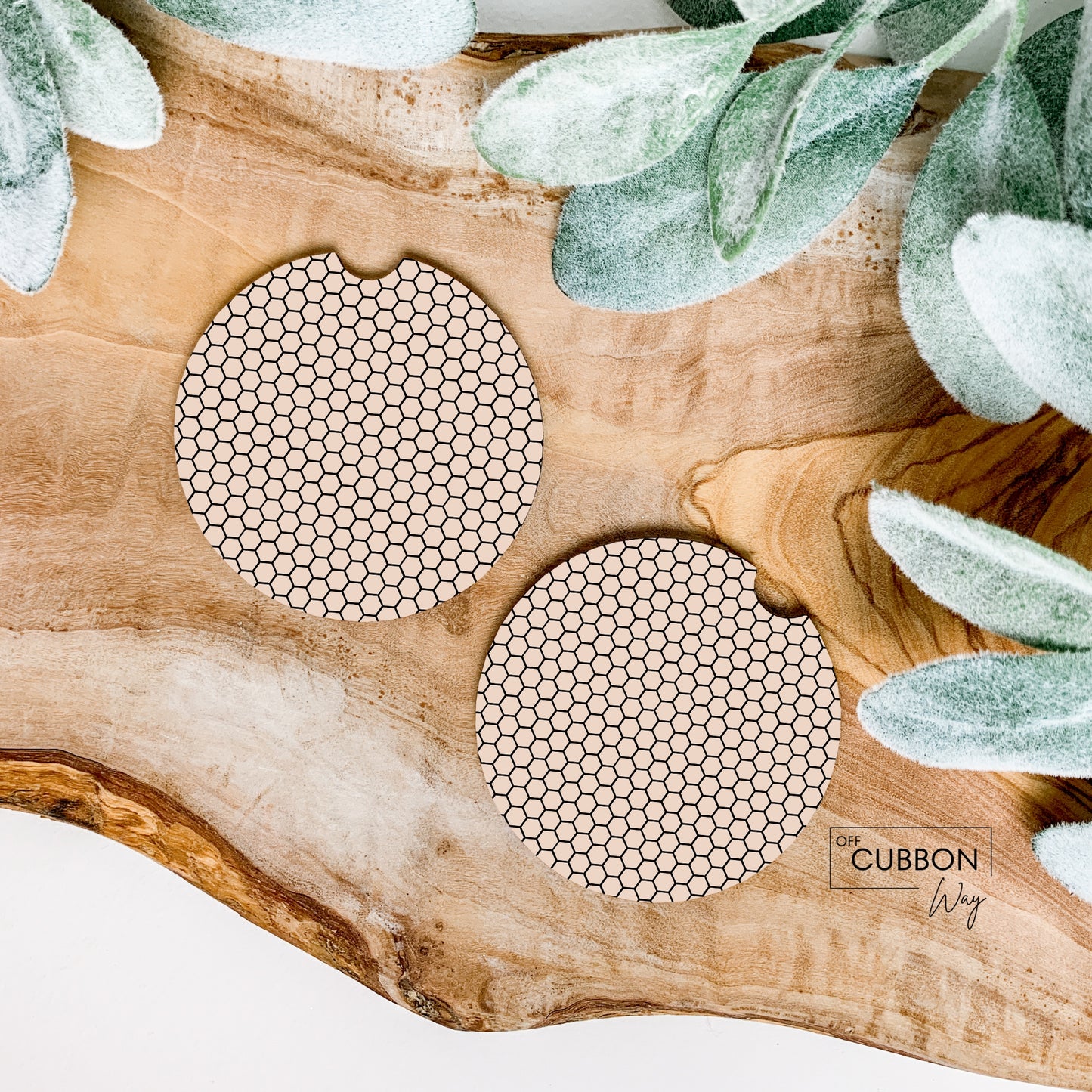 Honeycombs Car Coasters