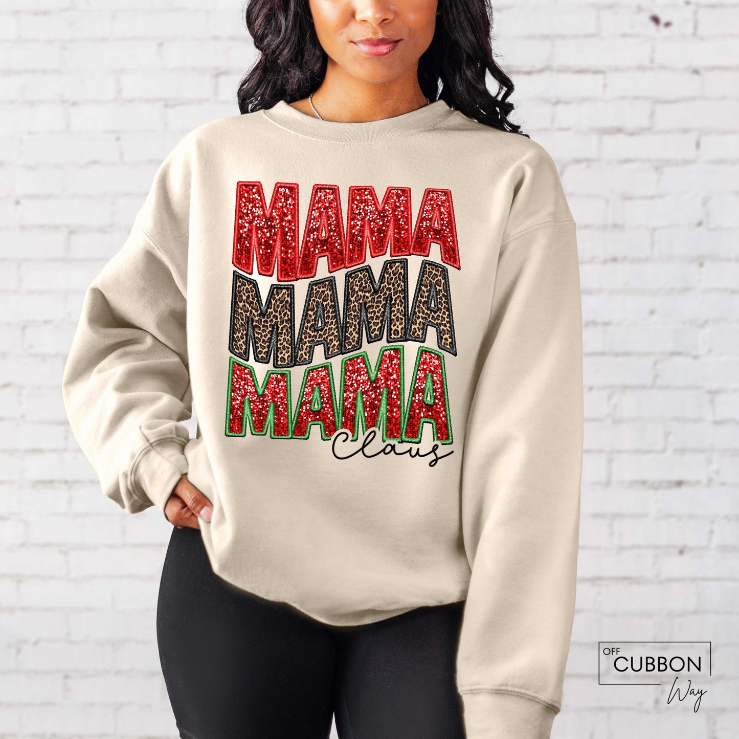 Mama Mama Mama Claus Sweatshirt