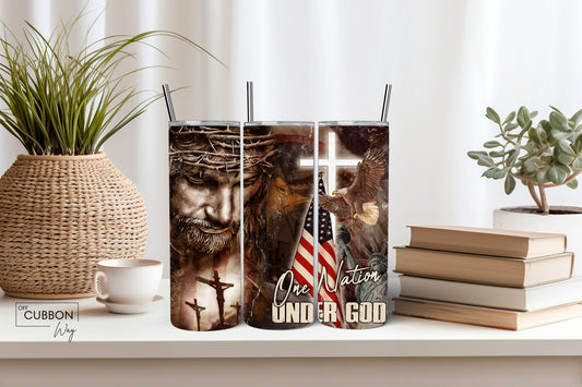 One Nation Under God Tumbler