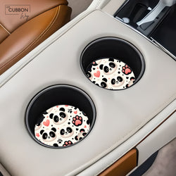 Panda Paws Car Coasters