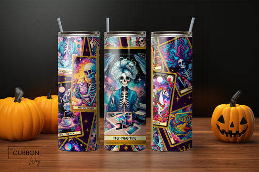 The Crafter Mix Tarot Card Tumbler