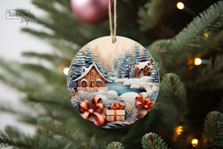 Winter Snow Ornament